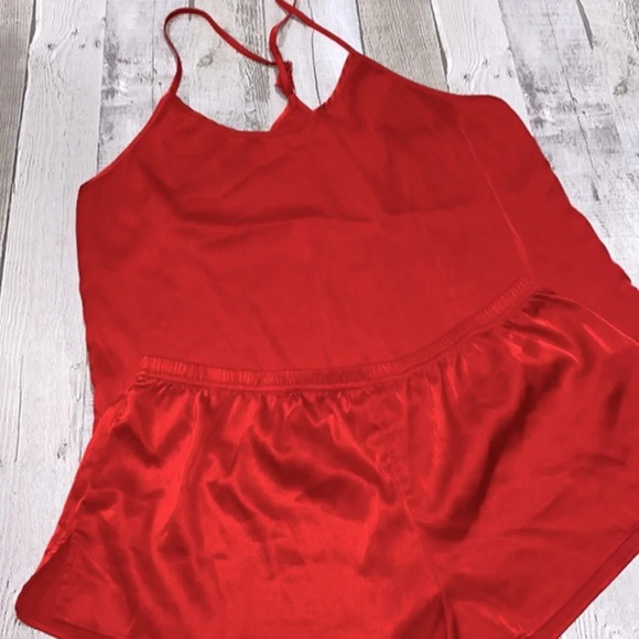 Ekouaer red lingerie sleep set size large - Picture 1 of 10